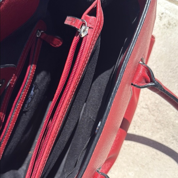 Christian Siriano Red Tote Bag - Picture 3 of 3